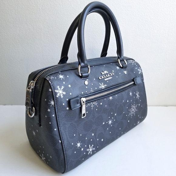 Coach Snowflake Rowan Satchel - Picture 2 of 15
